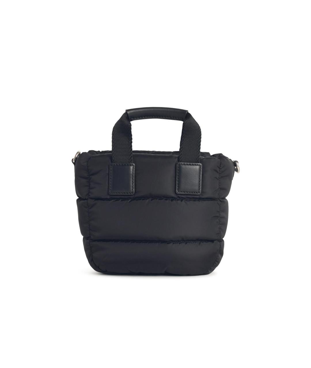 MONCLER Черная синтетическая сумка тоут, фото 3