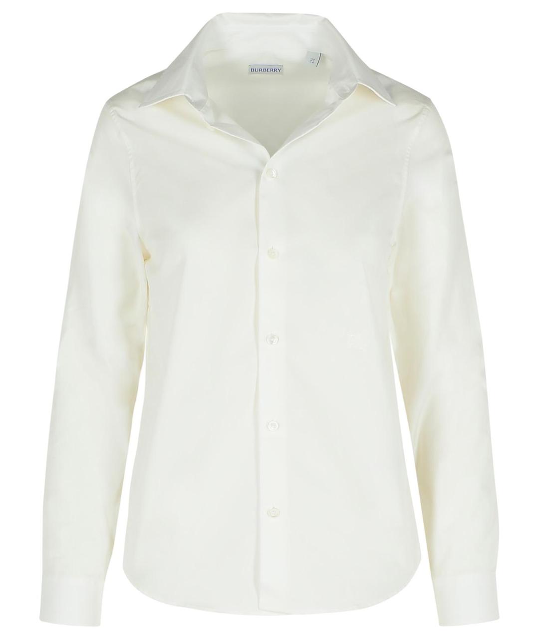 BURBERRY Белая хлопковая рубашка, фото 1