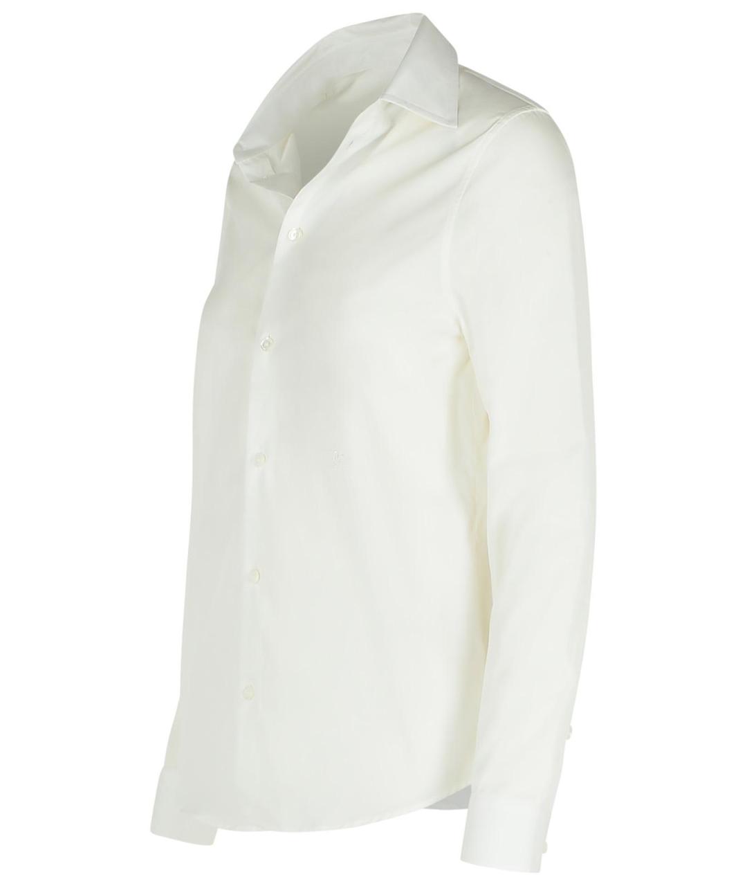 BURBERRY Белая хлопковая рубашка, фото 2