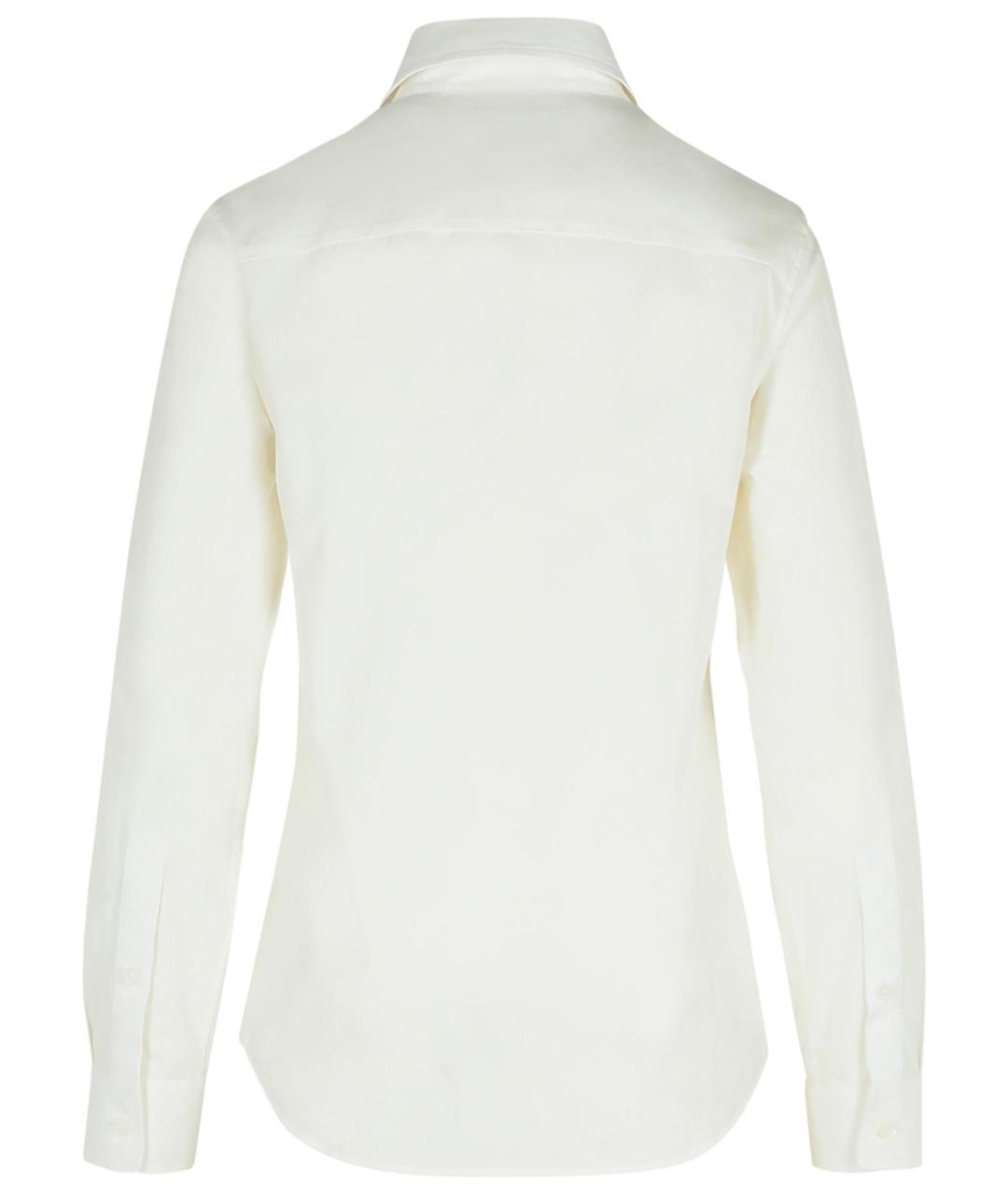 BURBERRY Белая хлопковая рубашка, фото 3