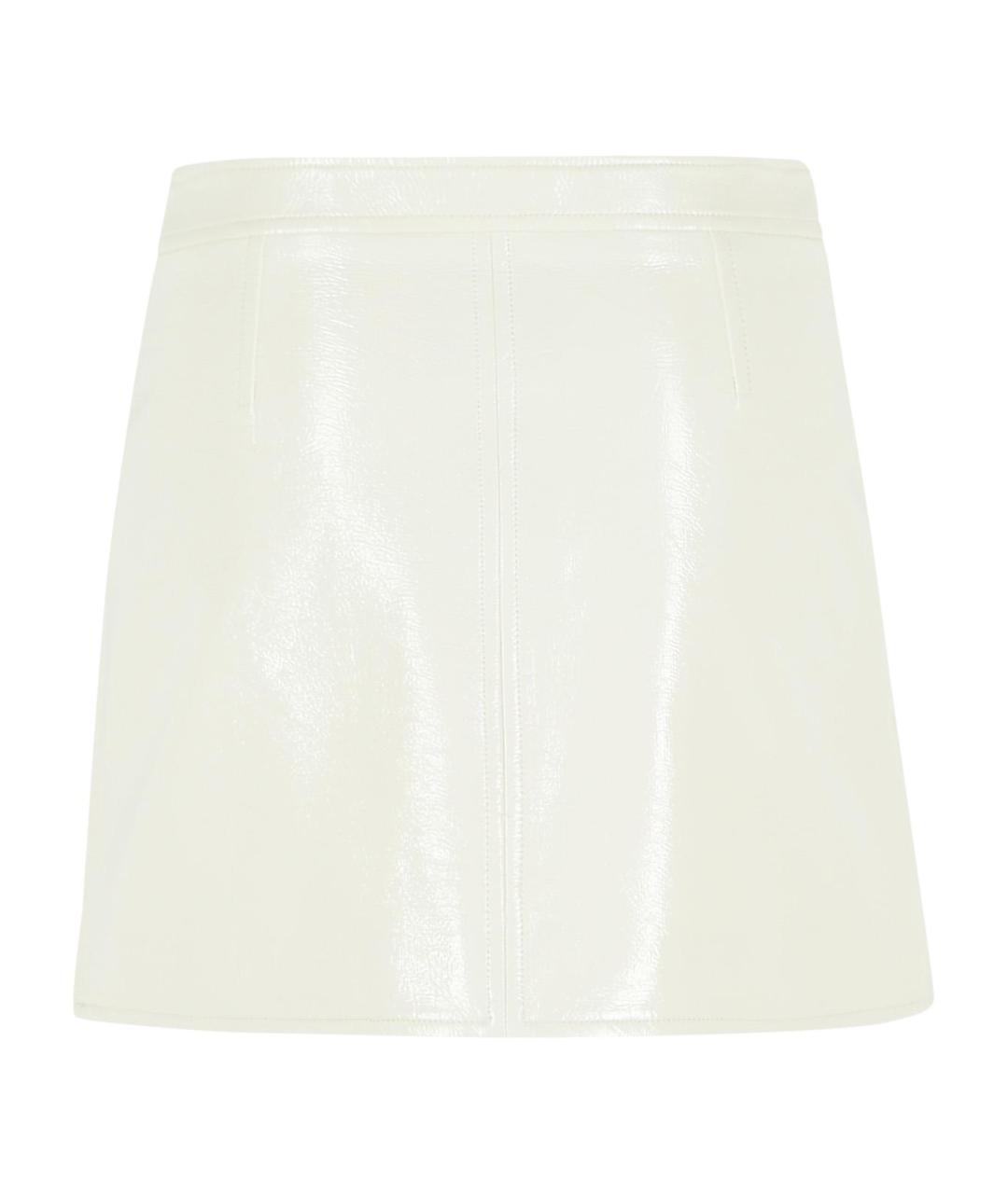 COURREGES Белая юбка мини, фото 3
