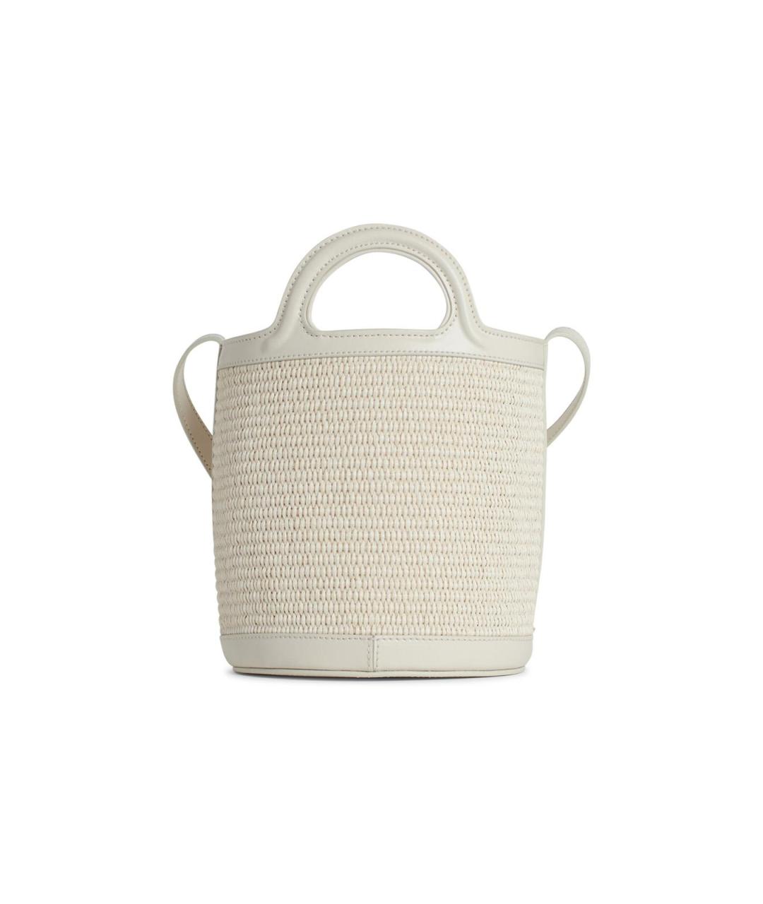 MARNI Белая хлопковая сумка тоут, фото 3