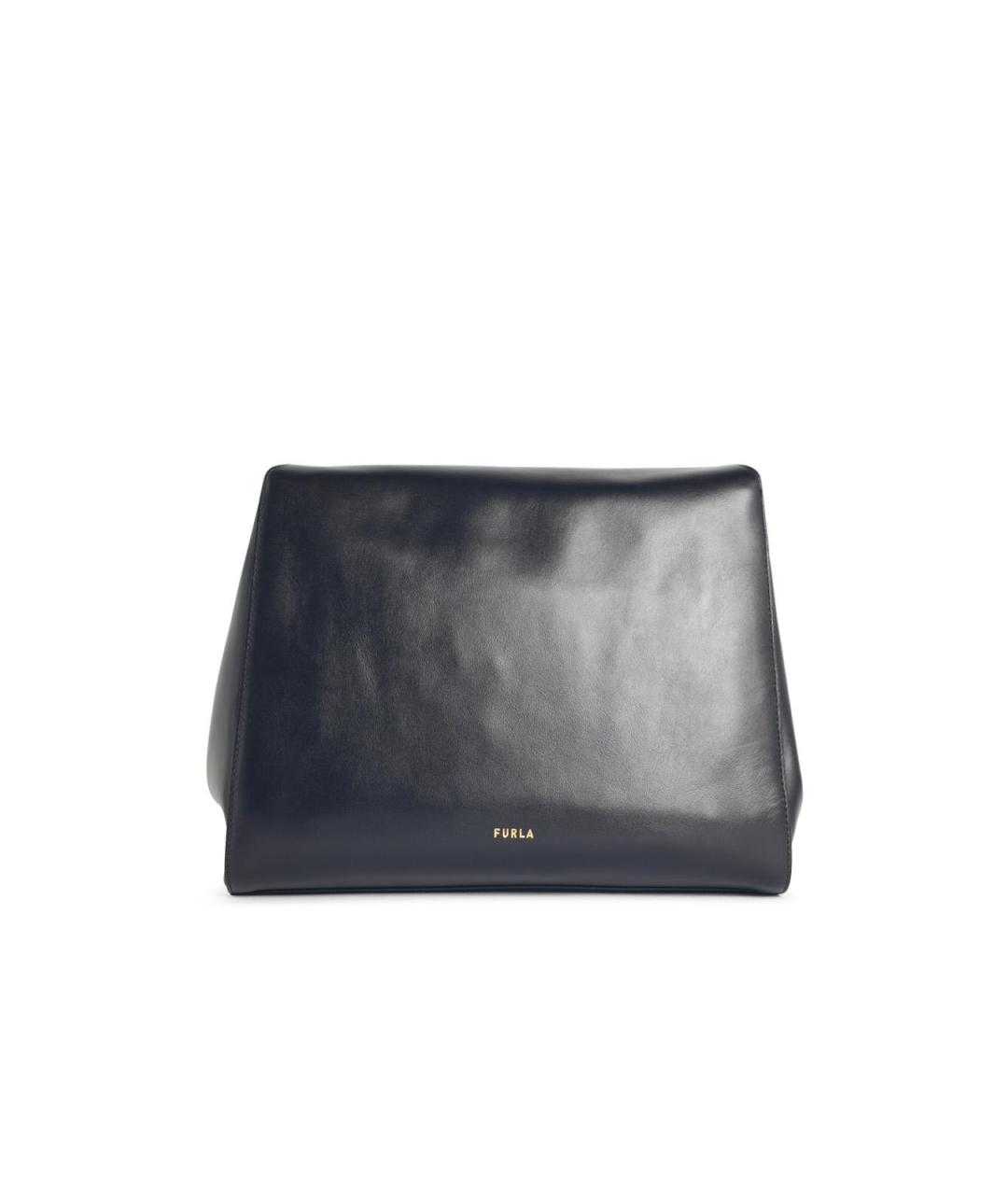 FURLA Черная кожаная сумка через плечо, фото 3