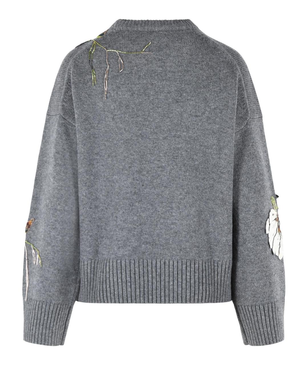 SIMKHAI Серый шерстяной джемпер / свитер, фото 3