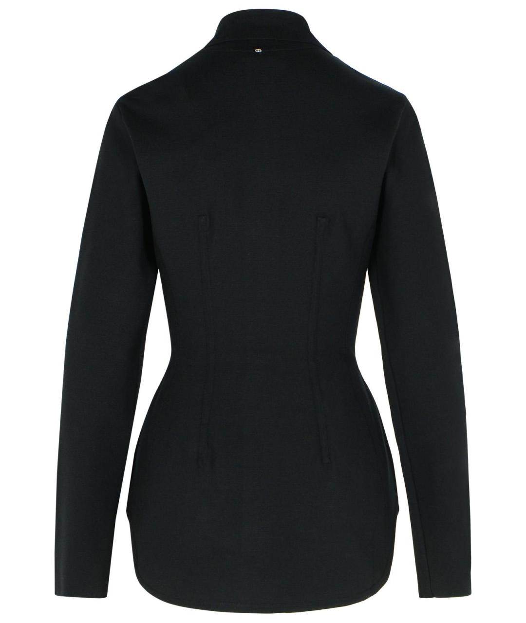 SPORTMAX Черная вискозная рубашка, фото 3