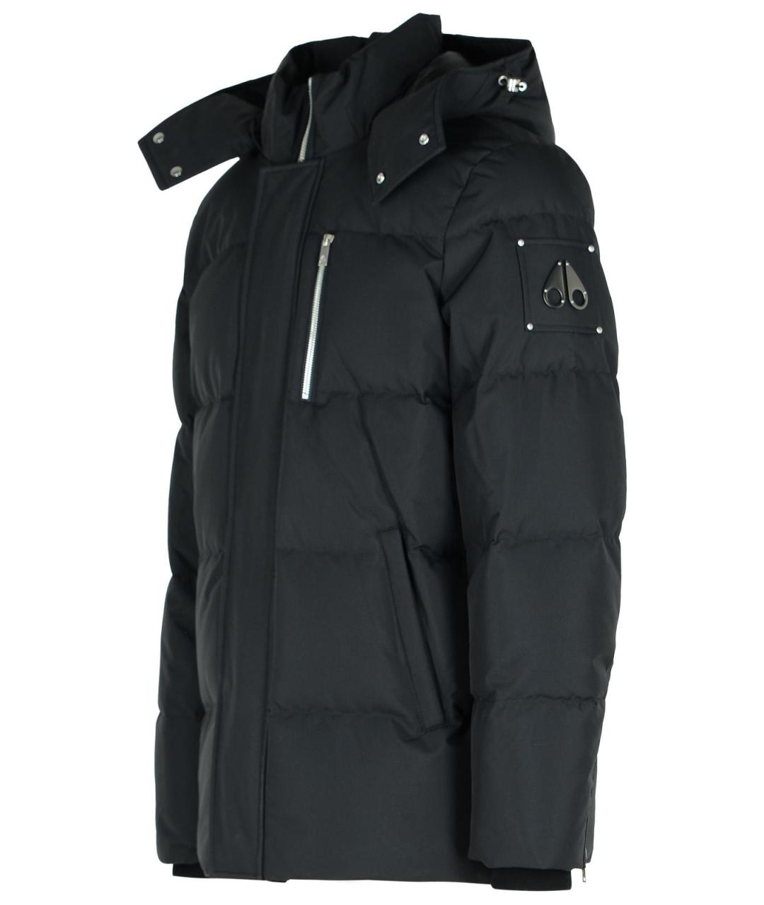 MOOSE KNUCKLES Черный полиэстеровый пуховик, фото 2