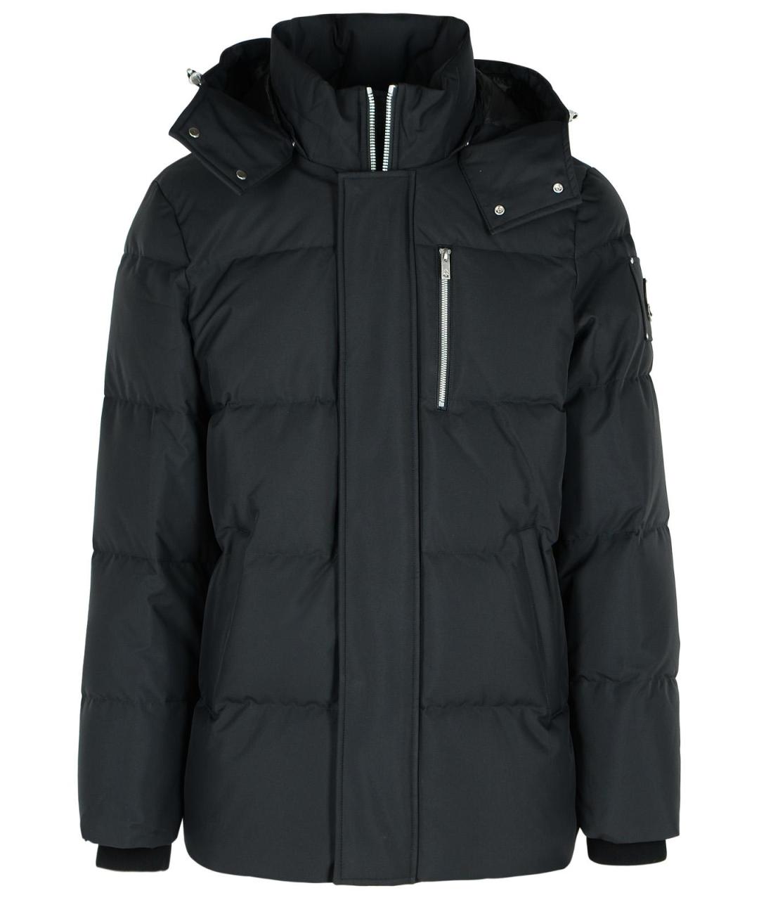 MOOSE KNUCKLES Черный полиэстеровый пуховик, фото 1