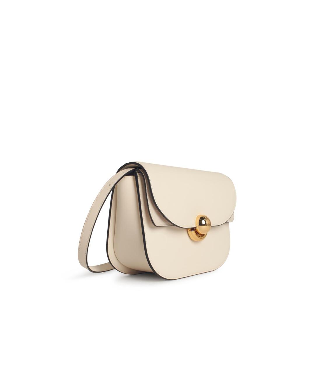 FURLA Бежевая кожаная сумка через плечо, фото 2