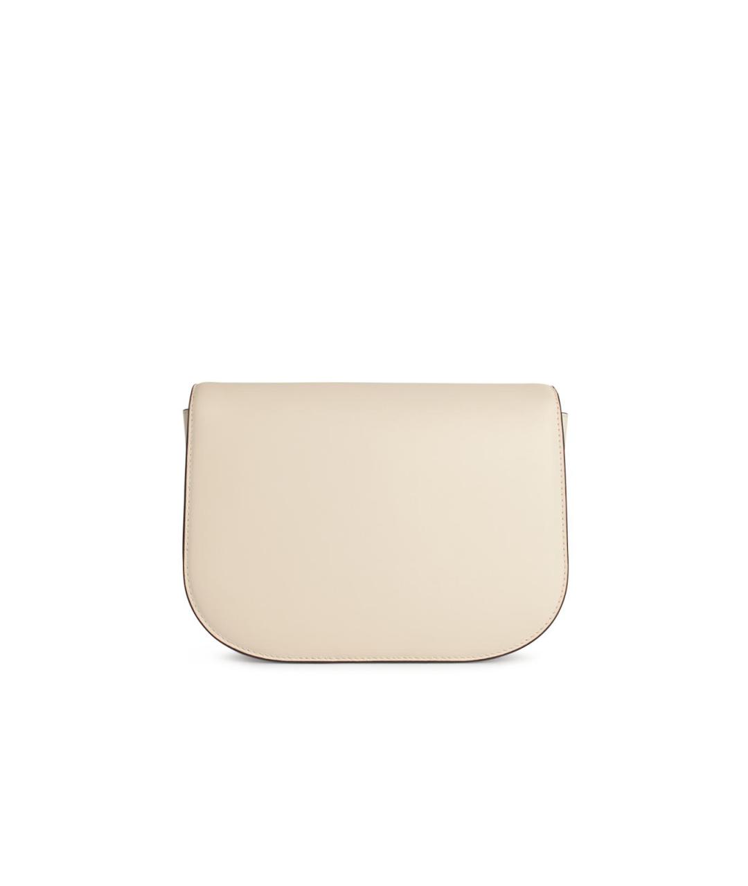 FURLA Бежевая кожаная сумка через плечо, фото 3