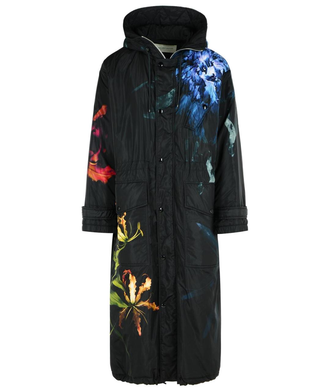 DRIES VAN NOTEN Черная полиамидовая парка, фото 1