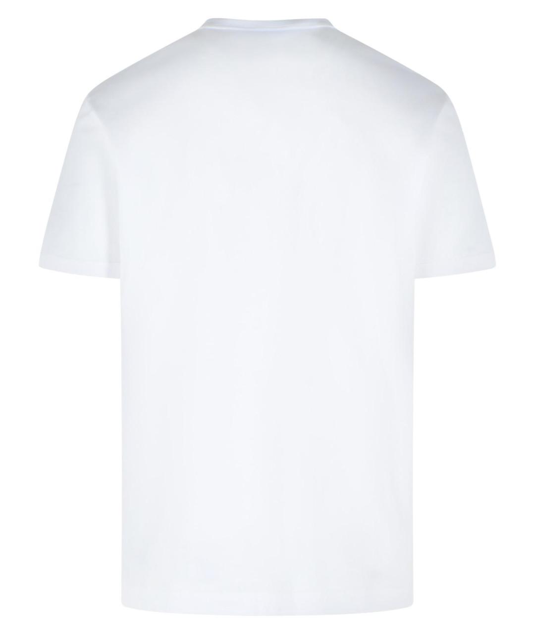 DOLCE&GABBANA Белая хлопковая футболка, фото 3
