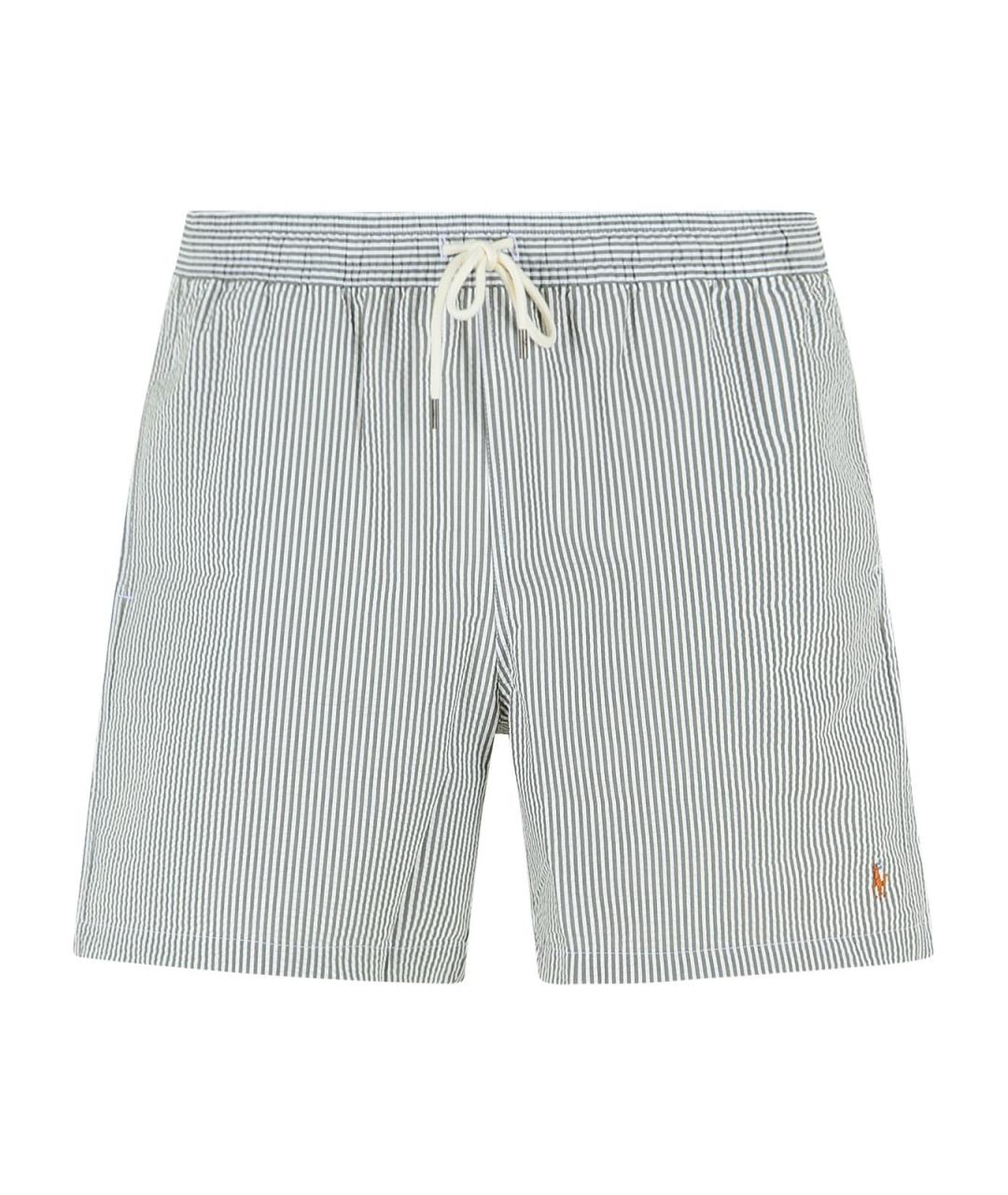 POLO RALPH LAUREN Зеленые хлопковые плавки, фото 1