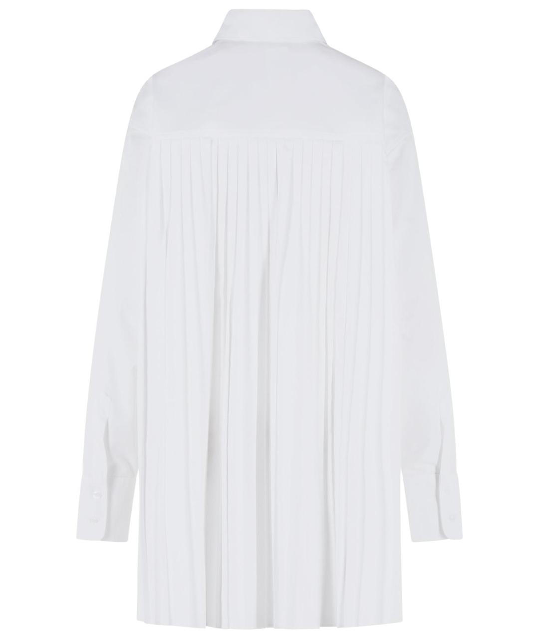 SPORTMAX Белая хлопковая рубашка, фото 3