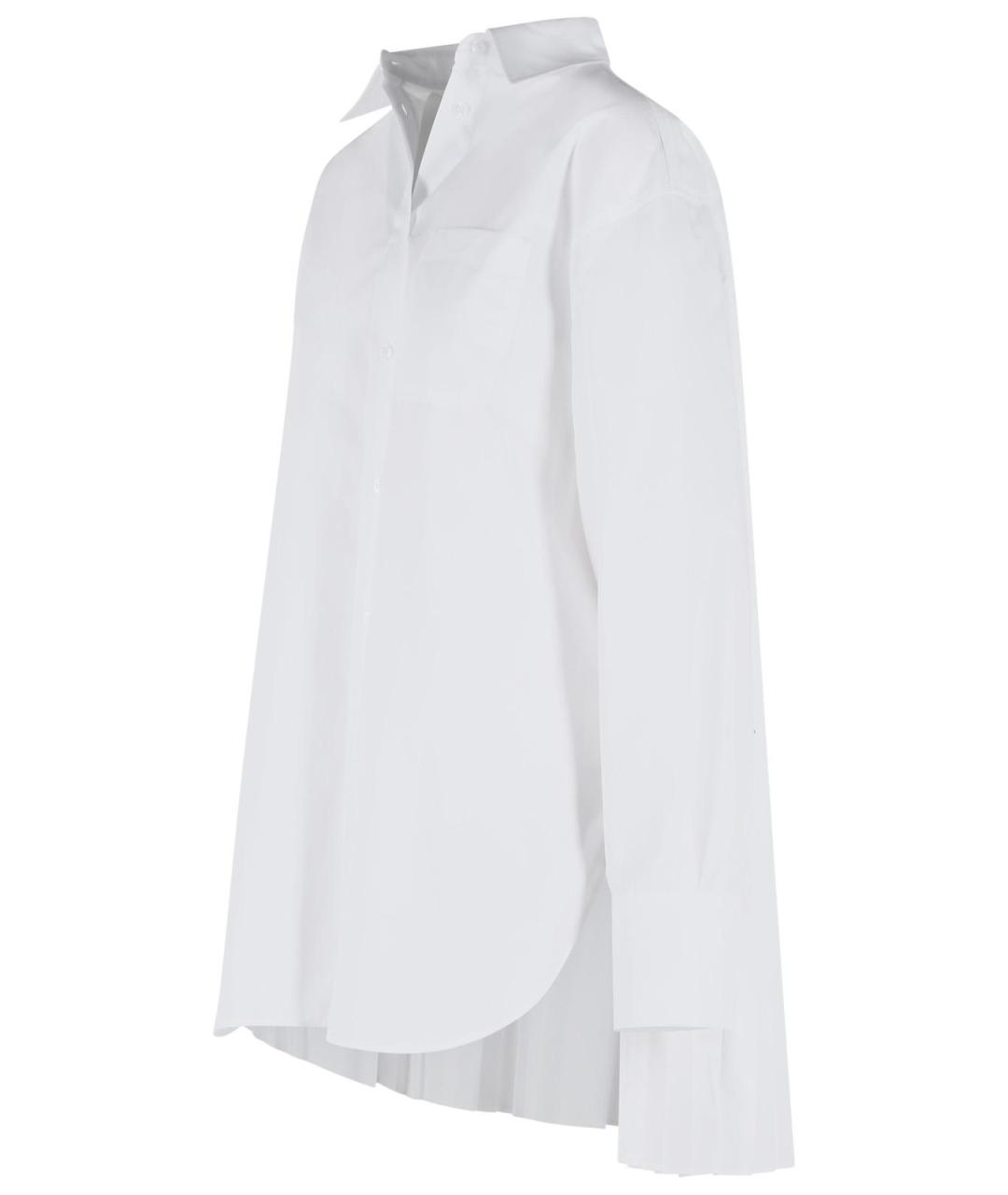 SPORTMAX Белая хлопковая рубашка, фото 2