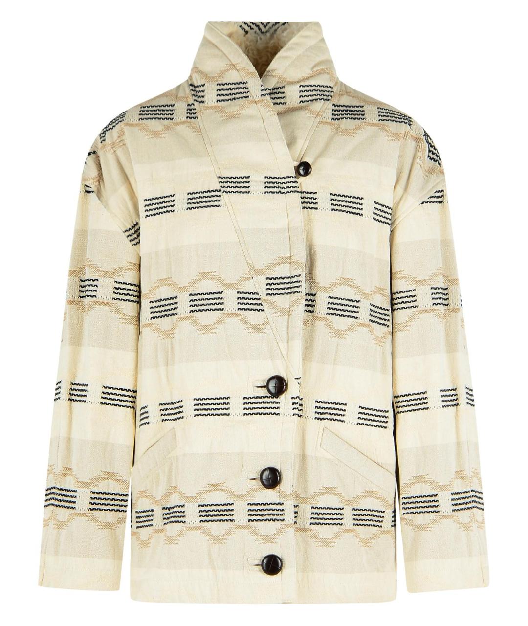 ISABEL MARANT Бежевая хлопковая куртка, фото 1