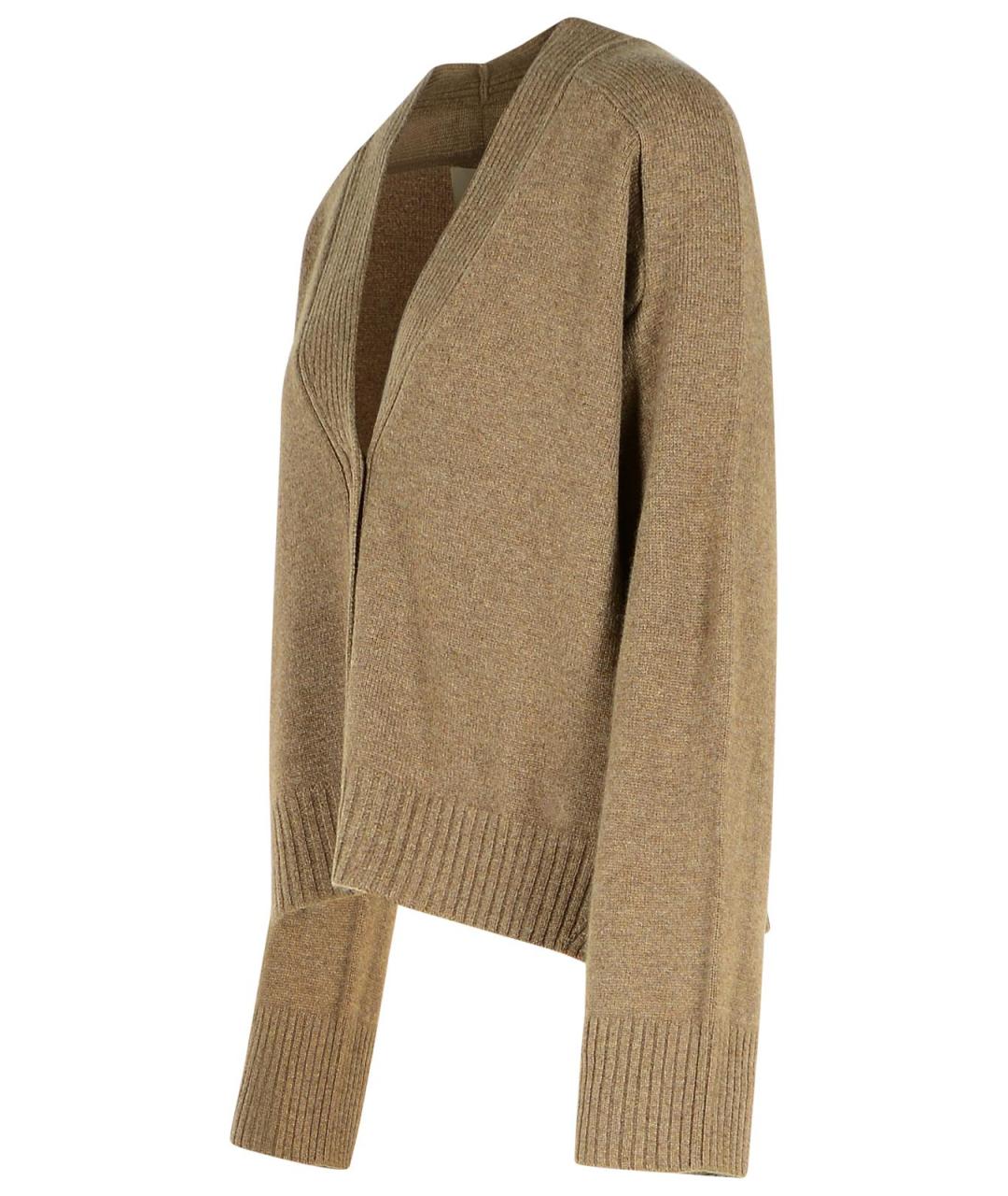 LOULOU STUDIO Бежевый кашемировый кардиган, фото 2