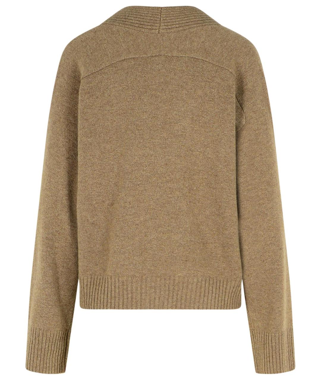 LOULOU STUDIO Бежевый кашемировый кардиган, фото 3