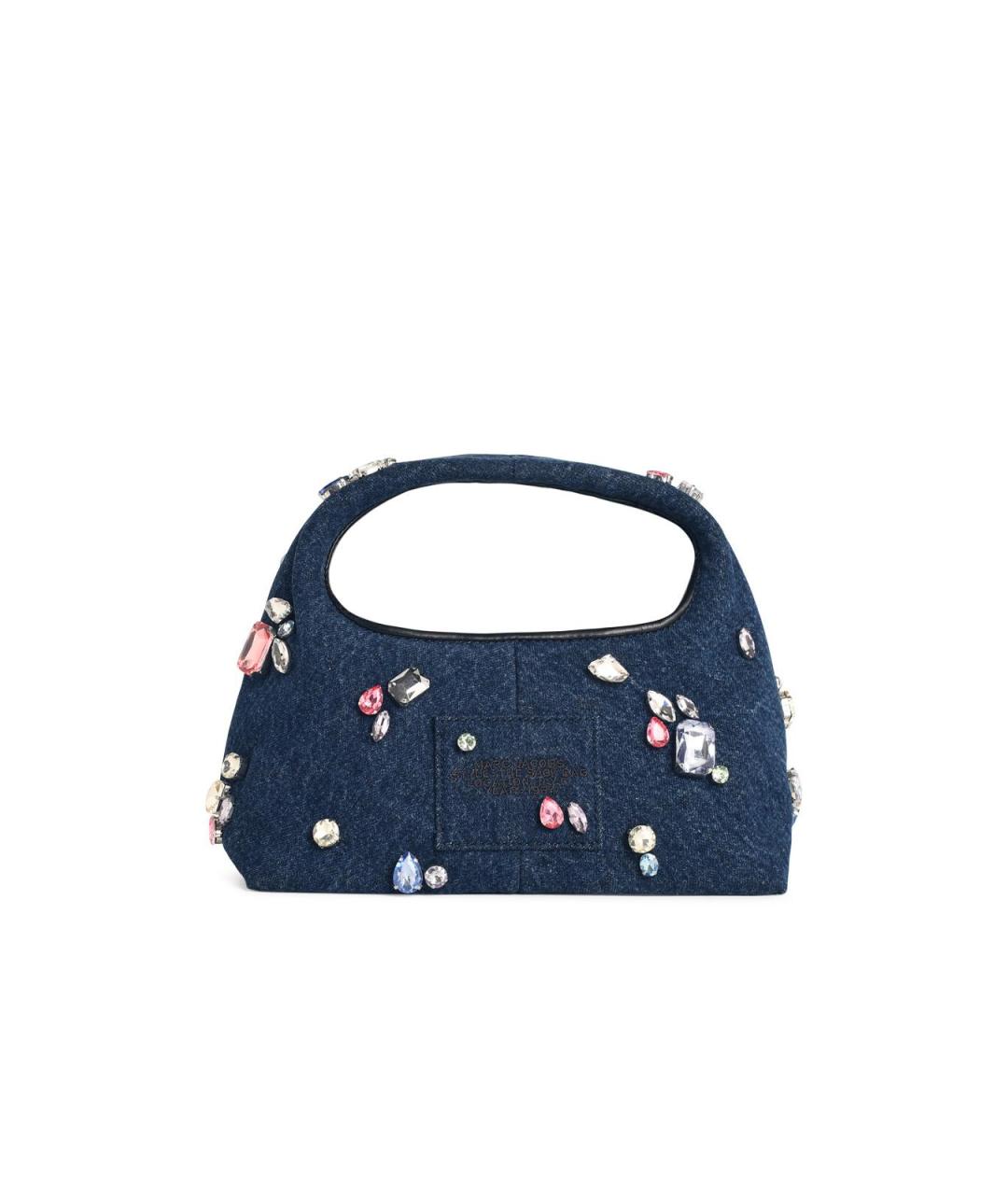 MARC JACOBS Синяя хлопковая сумка с короткими ручками, фото 3