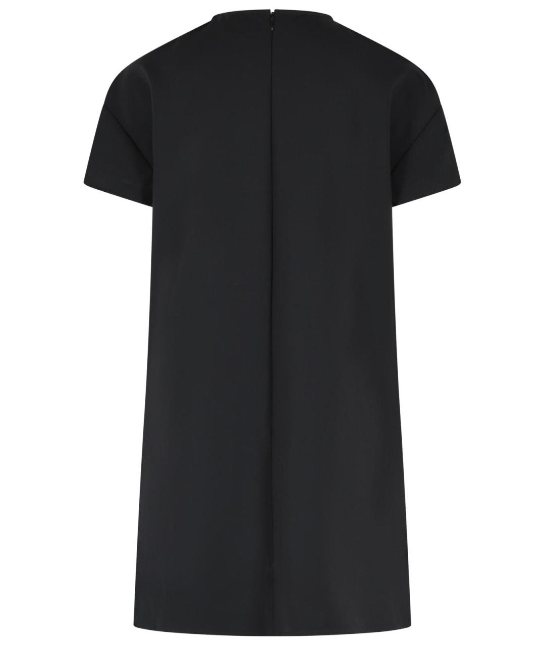 COURREGES Черное шерстяное повседневное платье, фото 3