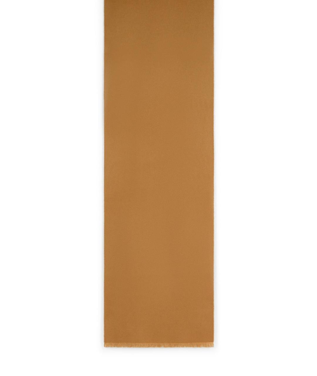 TOM FORD Коричневый кашемировый шарф, фото 2