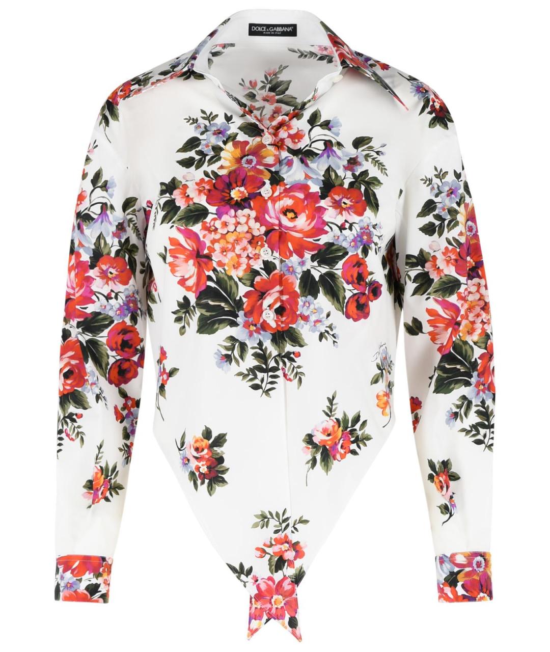 DOLCE&GABBANA Мульти хлопковая рубашка, фото 1