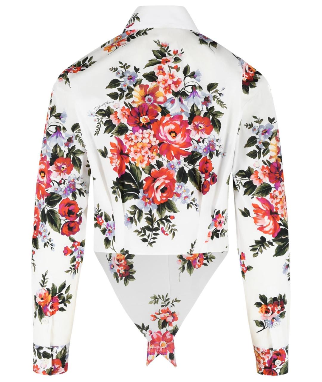 DOLCE&GABBANA Мульти хлопковая рубашка, фото 3