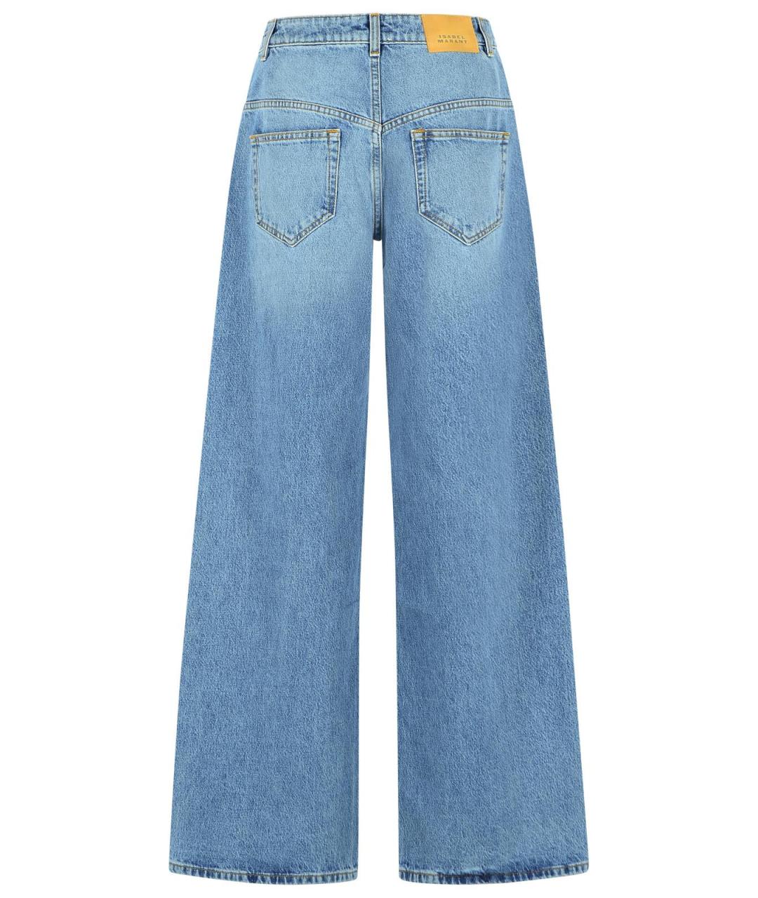ISABEL MARANT Голубые хлопковые джинсы клеш, фото 3