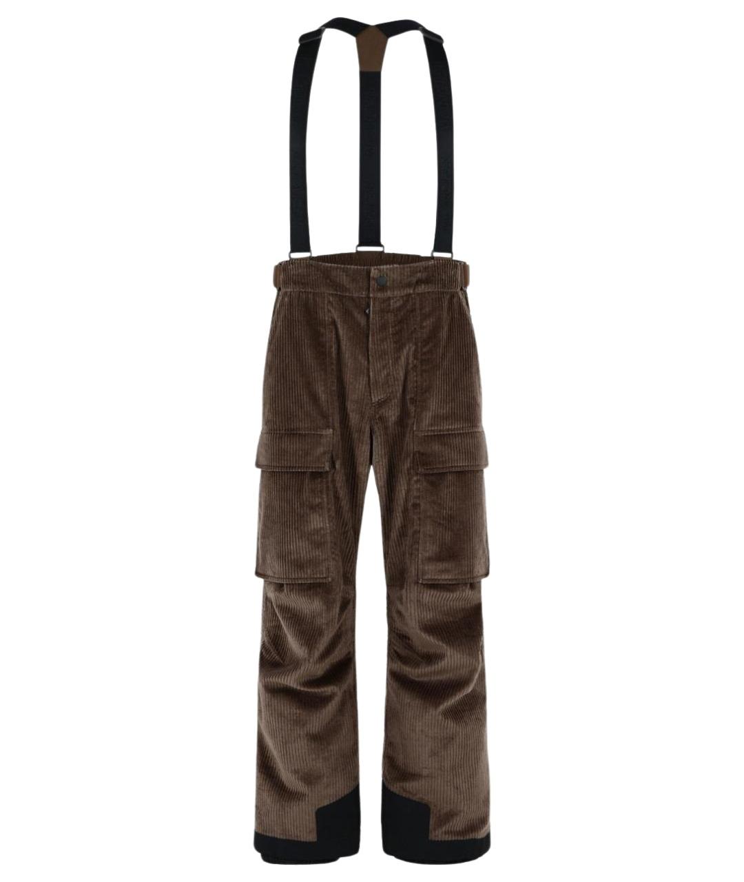 MONCLER GRENOBLE Коричневый полиэстеровый спортивный костюм, фото 1