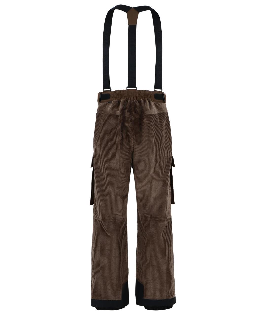 MONCLER GRENOBLE Коричневый полиэстеровый спортивный костюм, фото 3