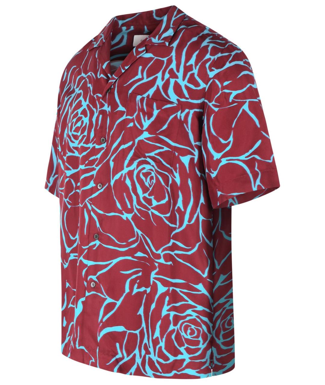 DRIES VAN NOTEN Бордовая кэжуал рубашка, фото 2