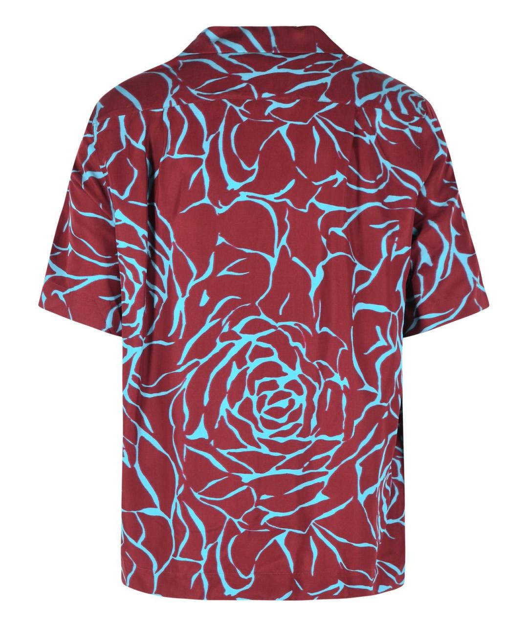 DRIES VAN NOTEN Бордовая кэжуал рубашка, фото 3