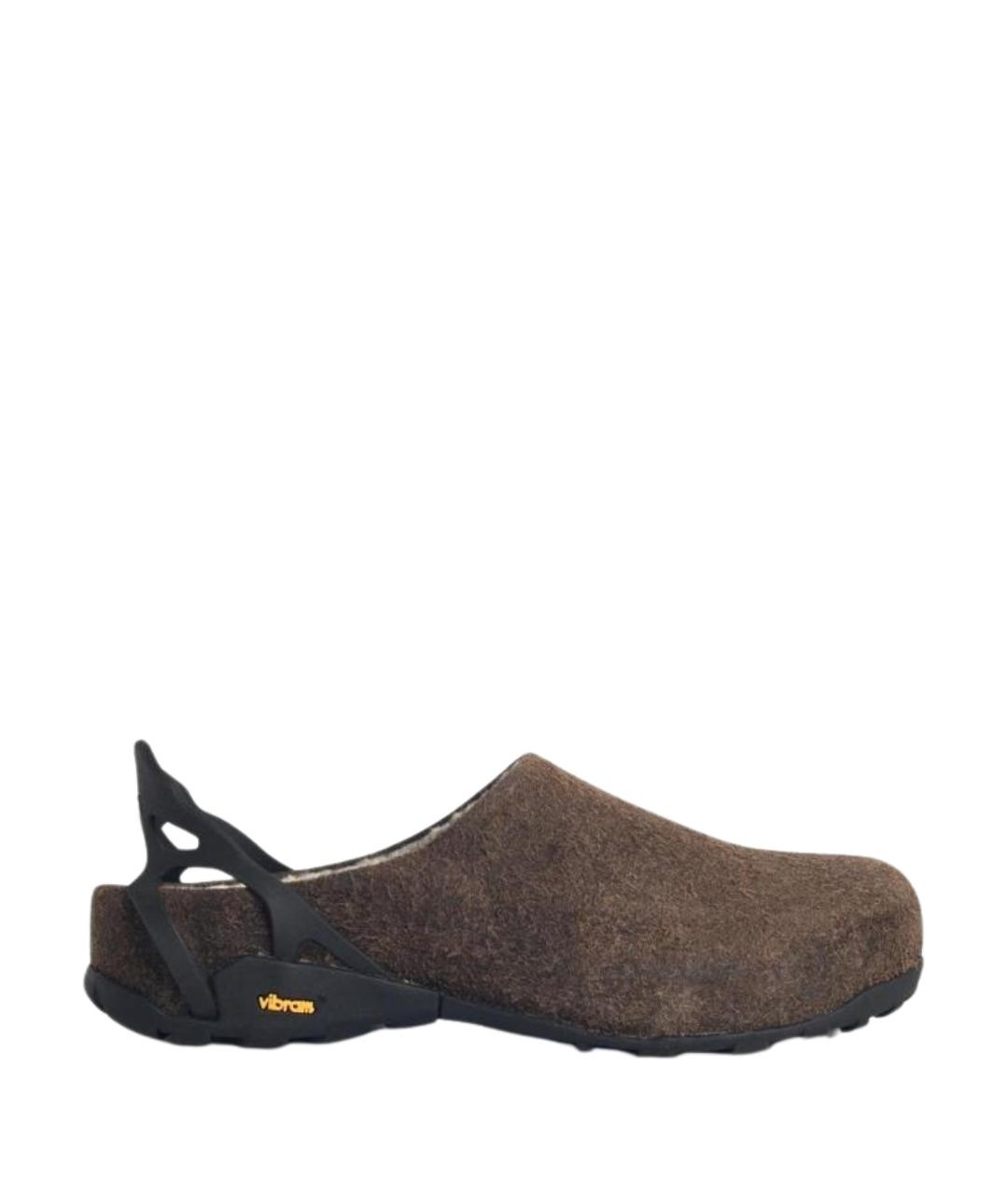 ROA Коричневые замшевые сандалии, фото 1