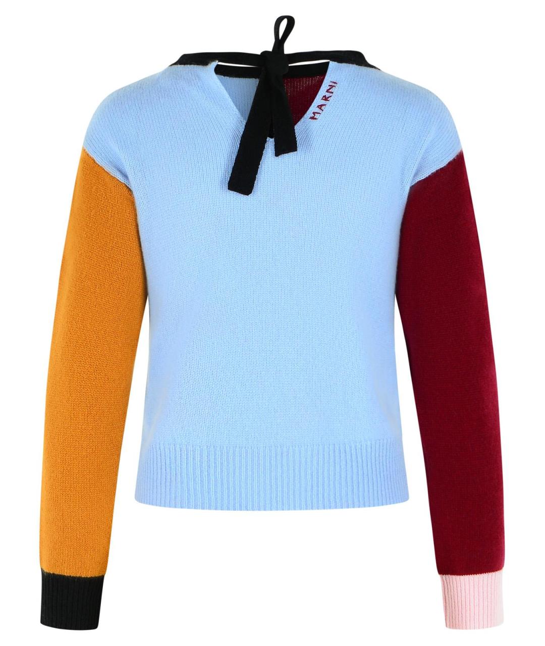 MARNI Мульти кашемировый джемпер / свитер, фото 3
