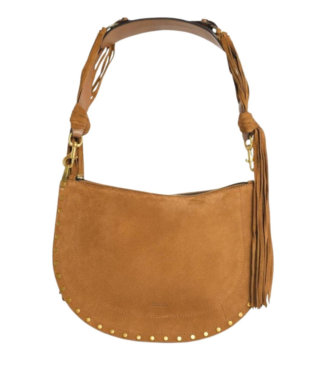 ISABEL MARANT Коричневая замшевая сумка через плечо, фото 1