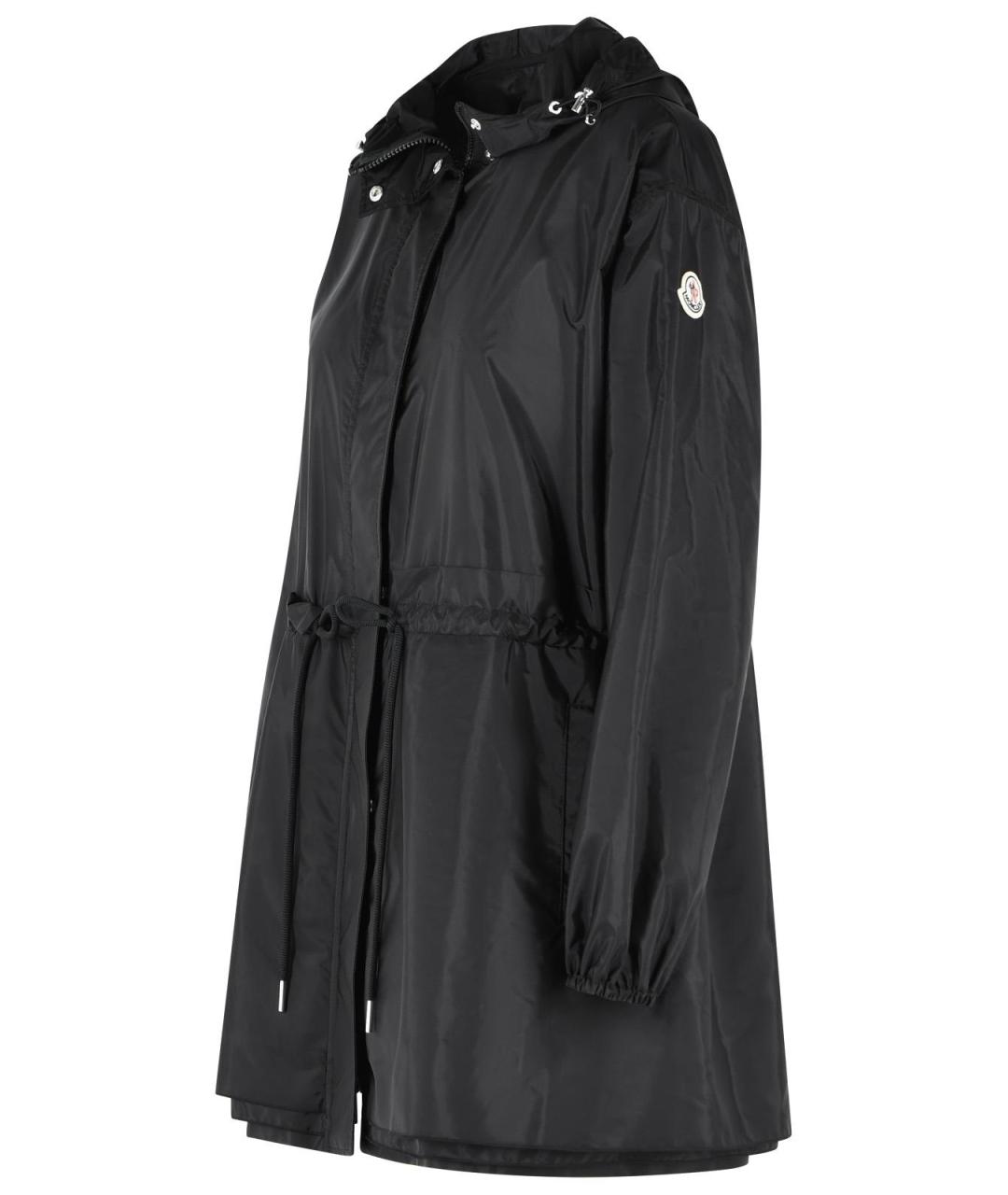 MONCLER Черная полиамидовая парка, фото 2