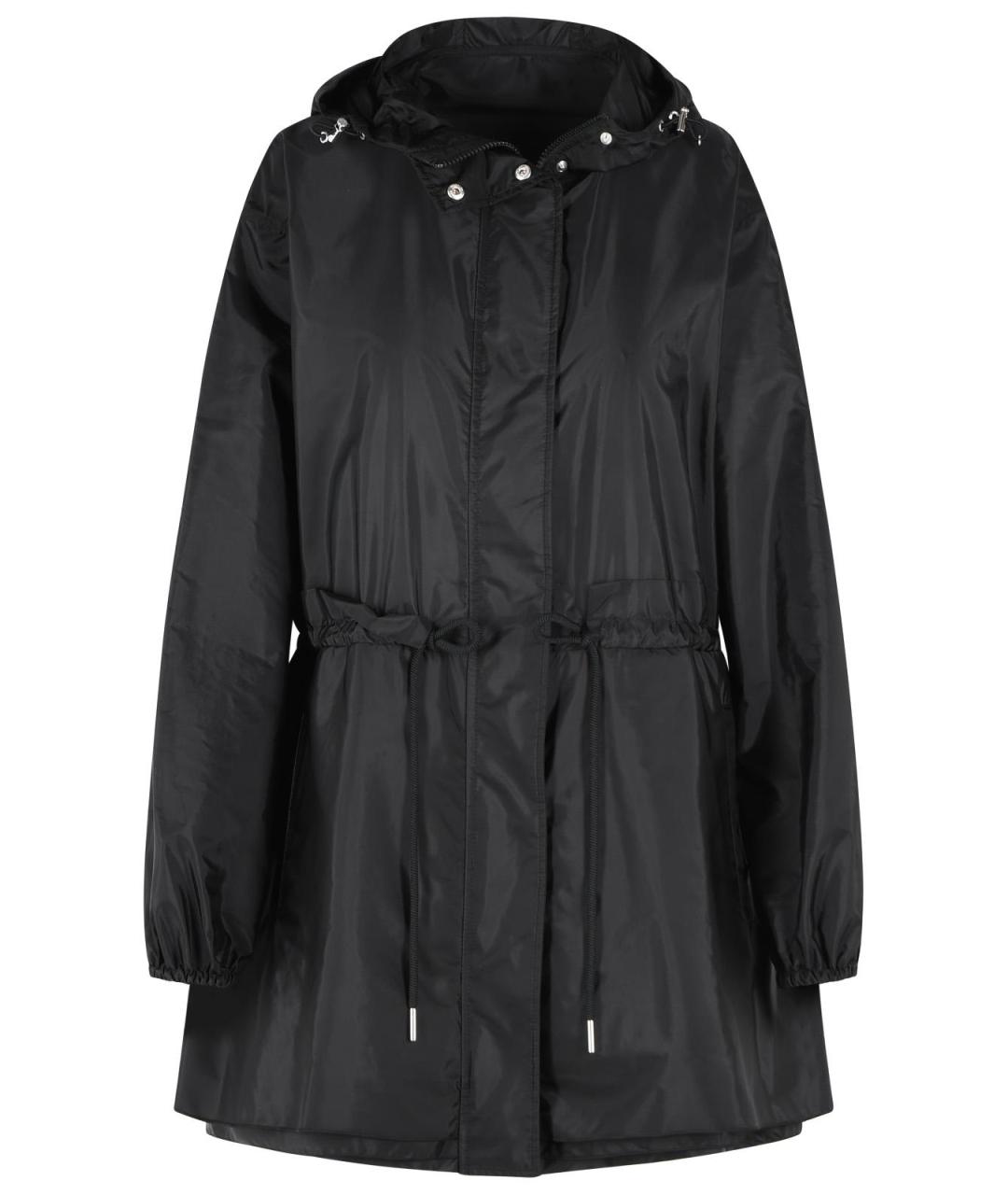 MONCLER Черная полиамидовая парка, фото 1