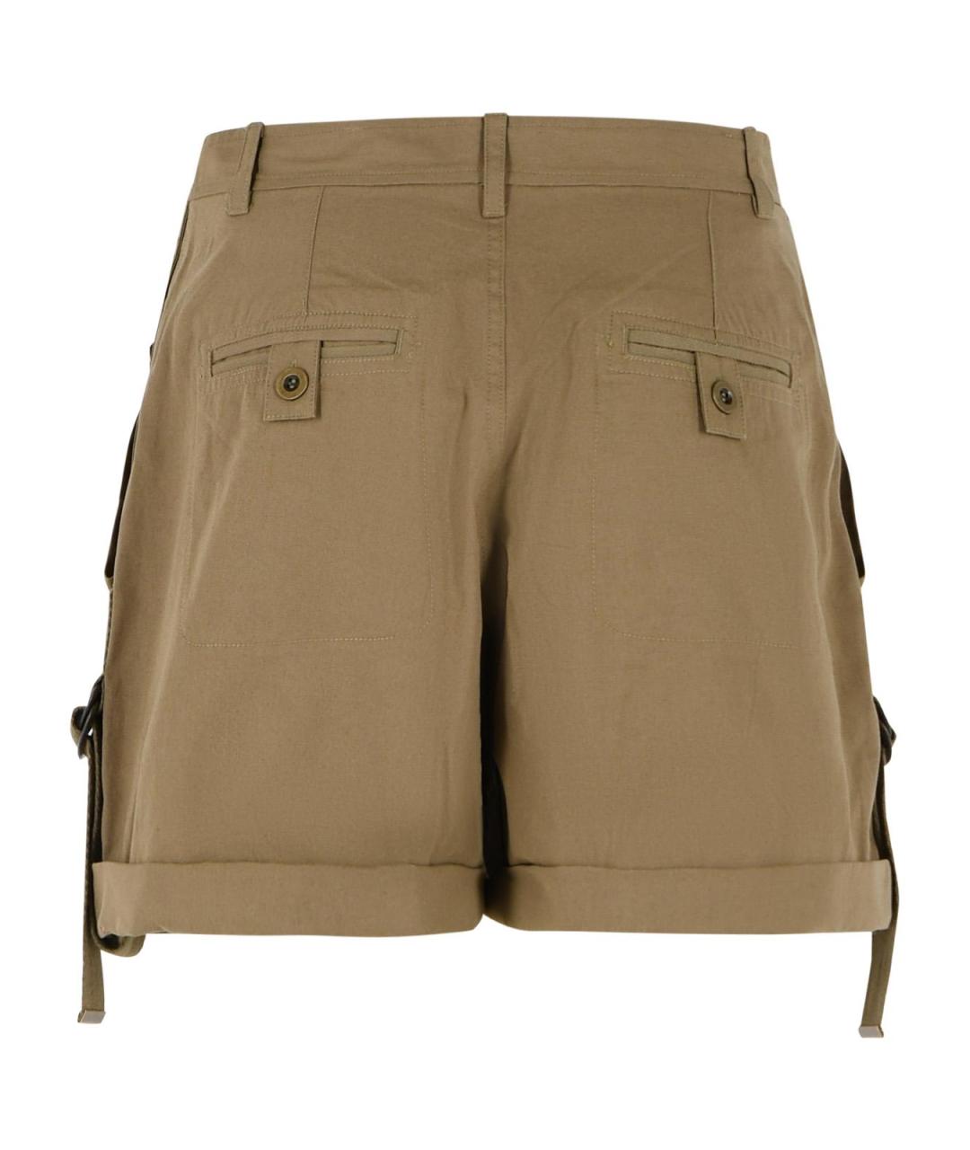 ISABEL MARANT Зеленые хлопковые шорты, фото 3