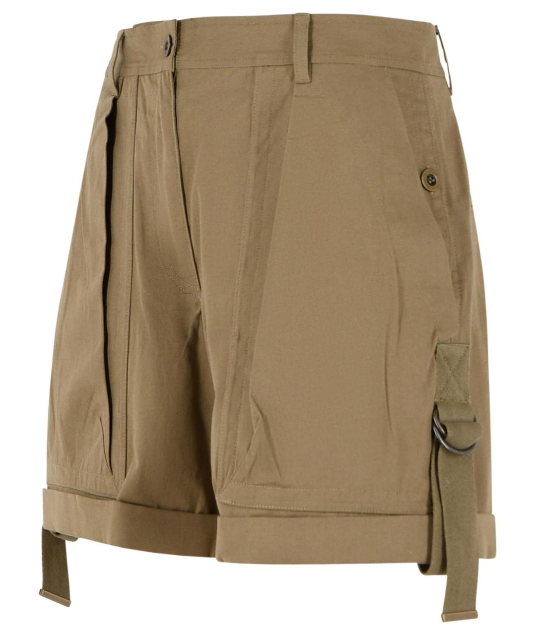 ISABEL MARANT Зеленые хлопковые шорты, фото 2