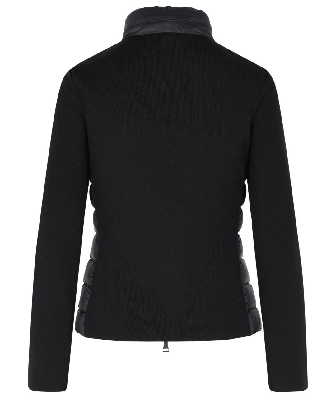 MONCLER Черная полиамидовая куртка, фото 3