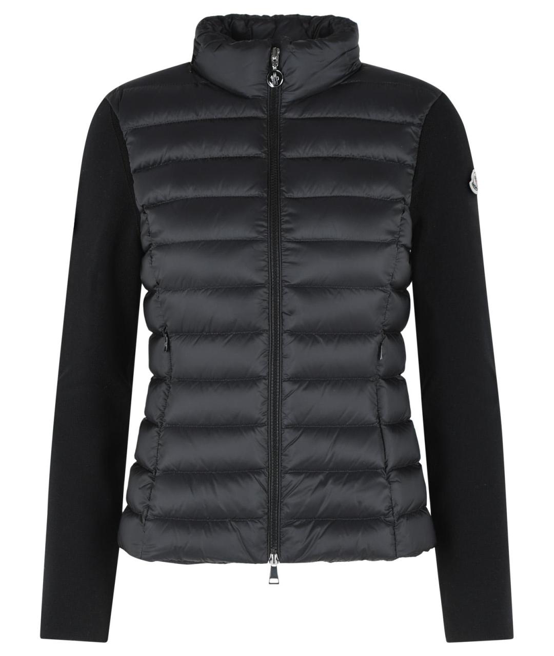 MONCLER Черная полиамидовая куртка, фото 1