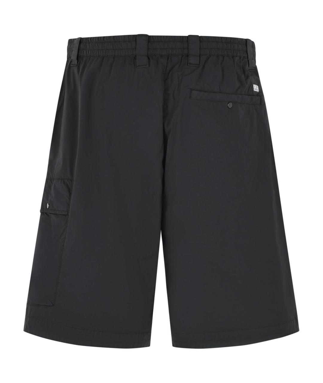 CP COMPANY Черные хлопковые шорты, фото 3