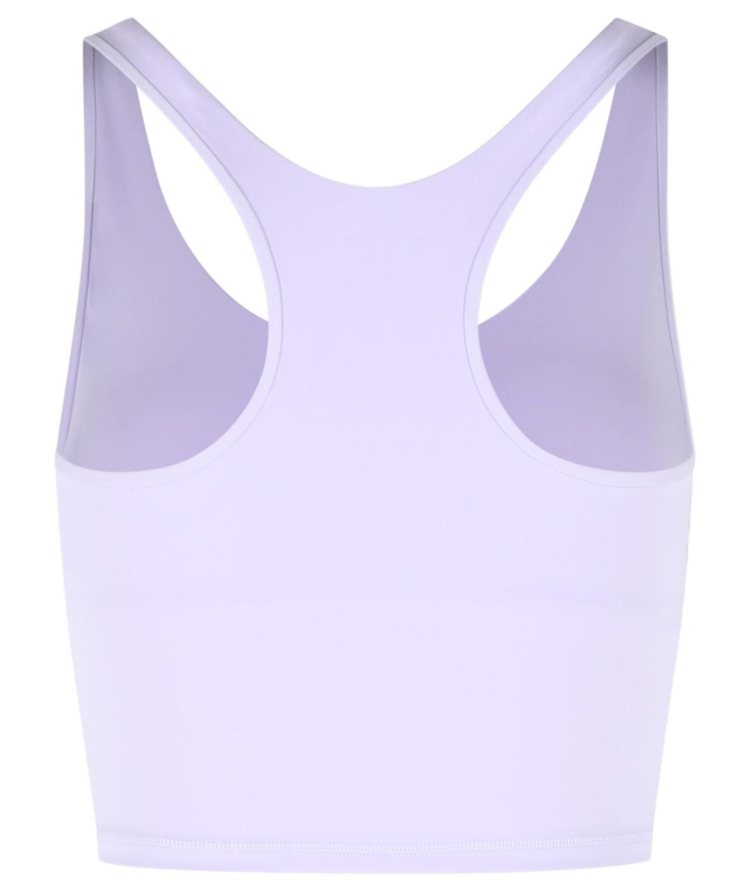 ADIDAS BY STELLA MCCARTNEY Фиолетовая полиуретановая майка, фото 3