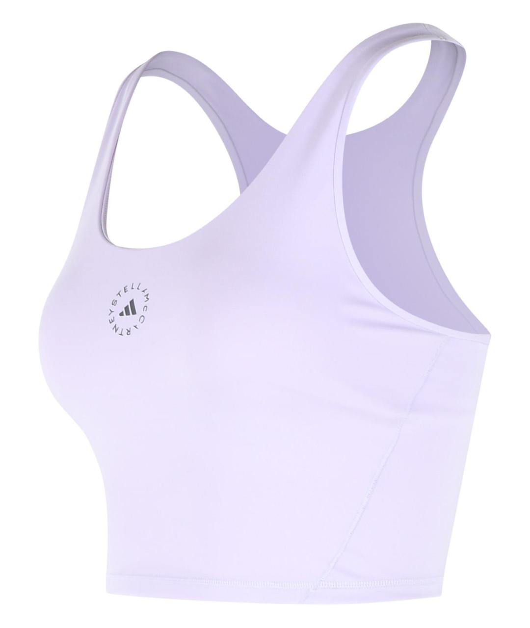 ADIDAS BY STELLA MCCARTNEY Фиолетовая полиуретановая майка, фото 2