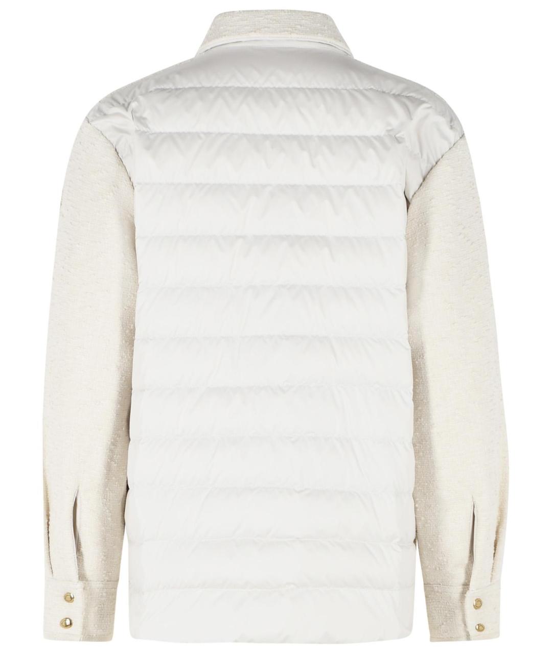 MONCLER Белая хлопковая рубашка, фото 3