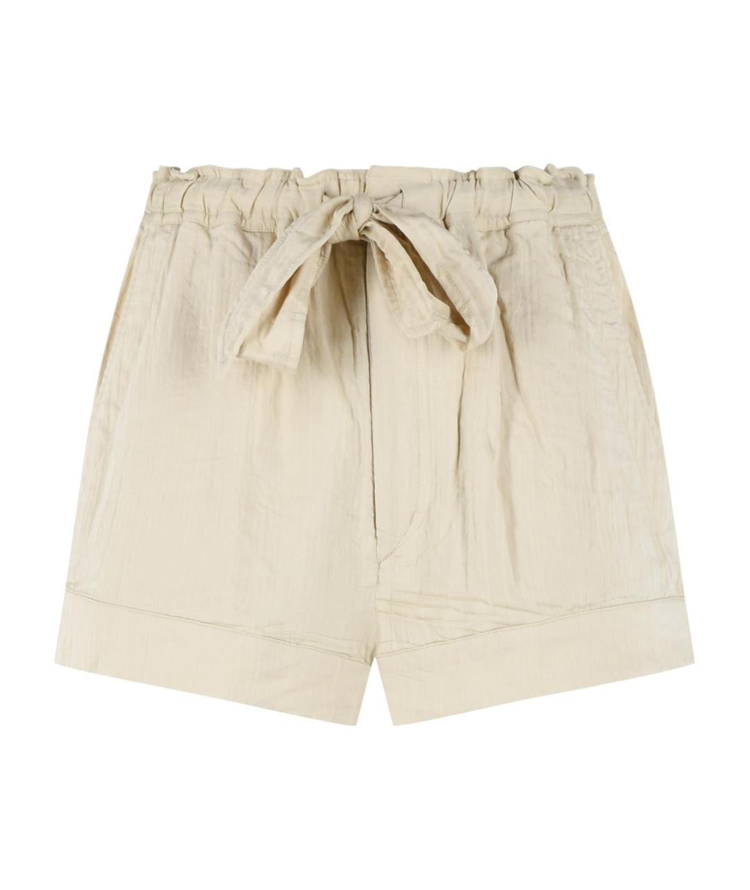 ISABEL MARANT Бежевые вискозные шорты, фото 1