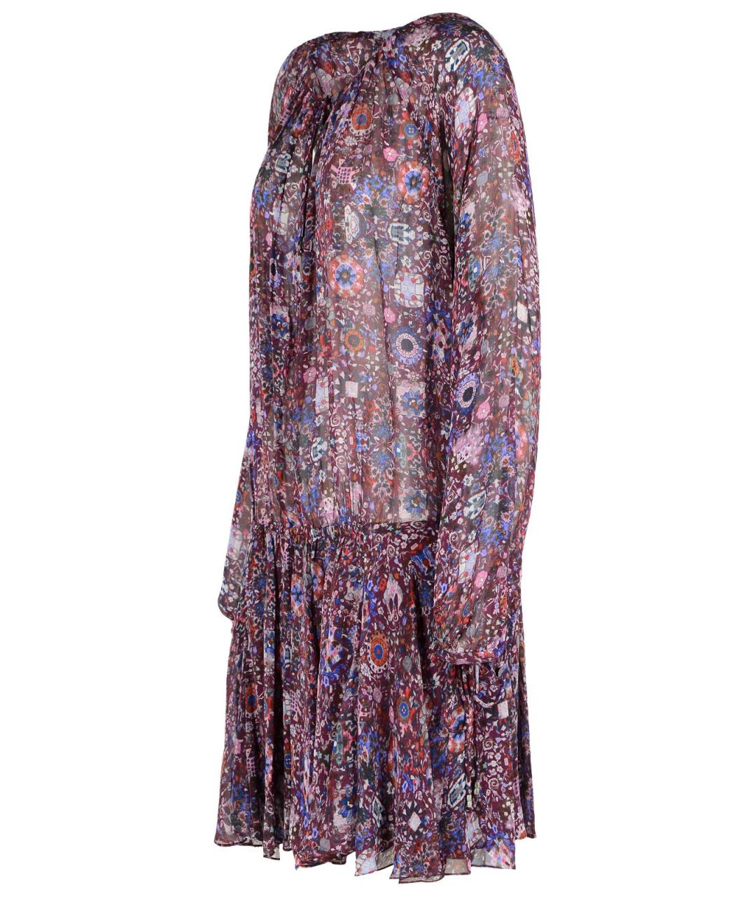 ISABEL MARANT Фиолетовое вискозное повседневное платье, фото 2