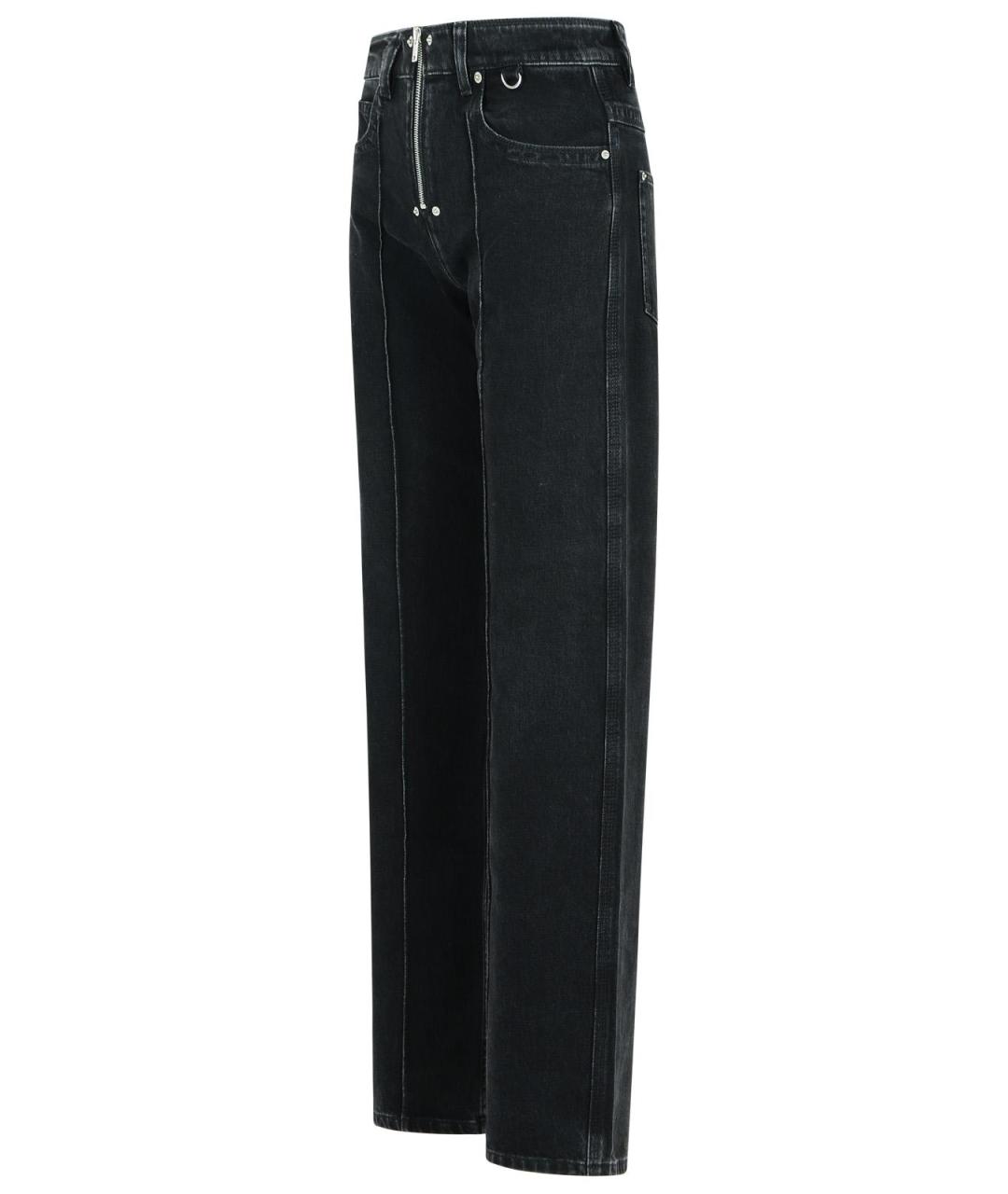 ISABEL MARANT Черные хлопковые прямые джинсы, фото 2