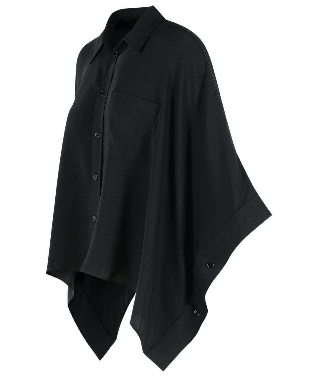 MM6 MAISON MARGIELA Черная хлопковая рубашка, фото 2