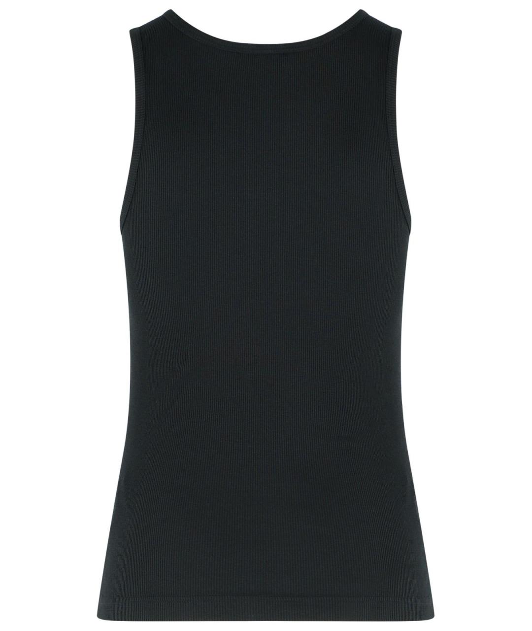 DOLCE&GABBANA Черная хлопковая майка, фото 3