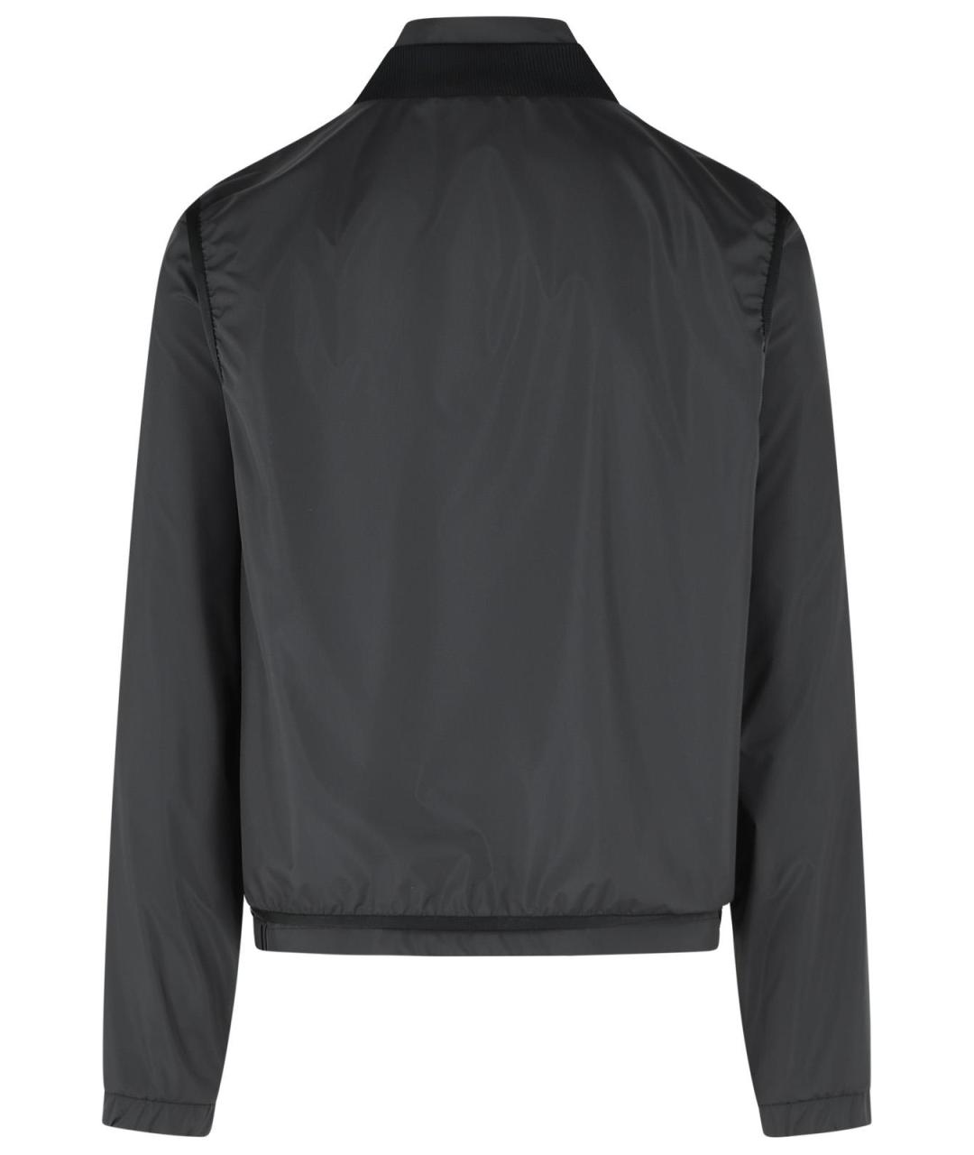 MONCLER Черная полиэстеровая куртка, фото 3
